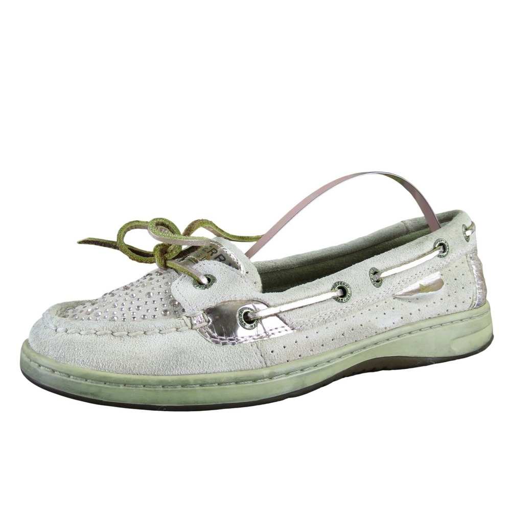 SPERRY Women's Rosegold Boat Shoe Brown Leather Sz 6.5 Medium Used 2025